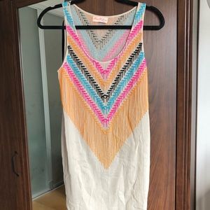 Mara Hoffman beaded shift dress